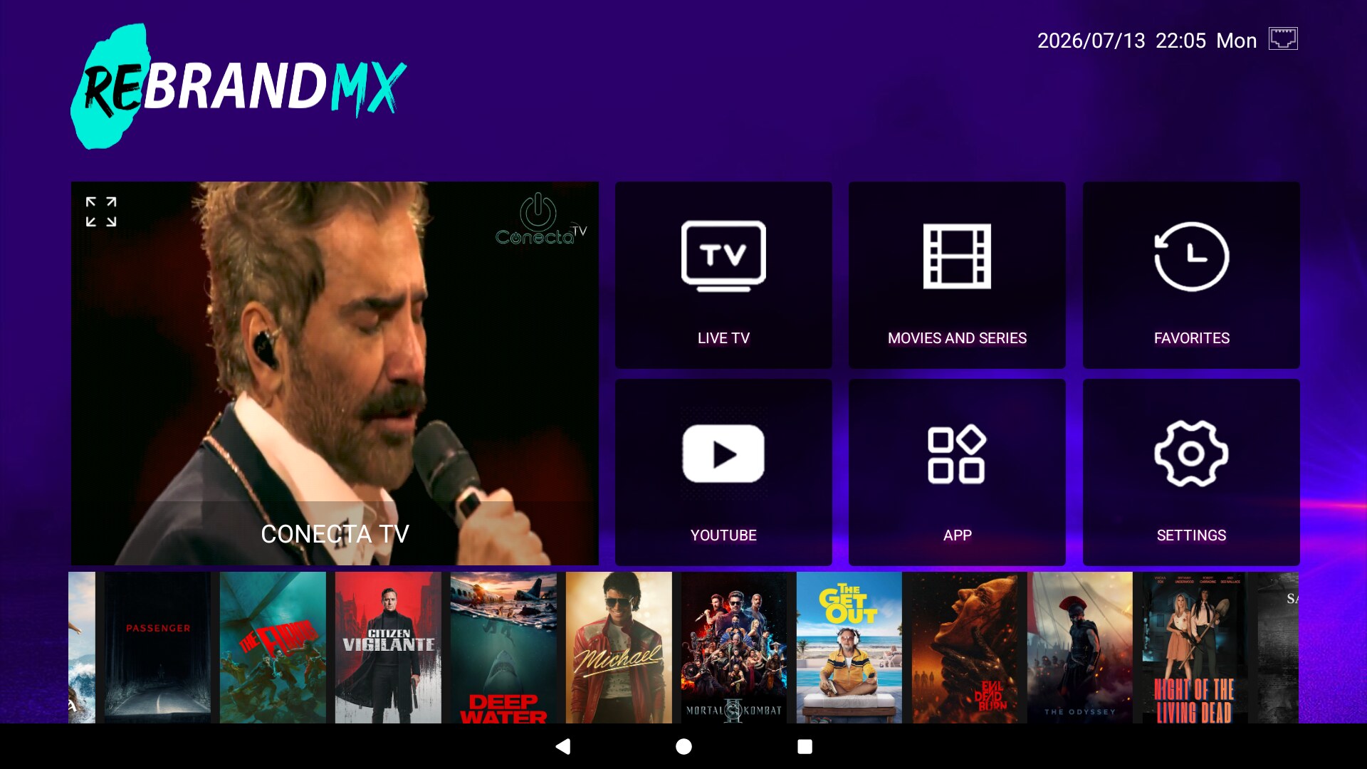 6 Estilo Android Launcher interface preview