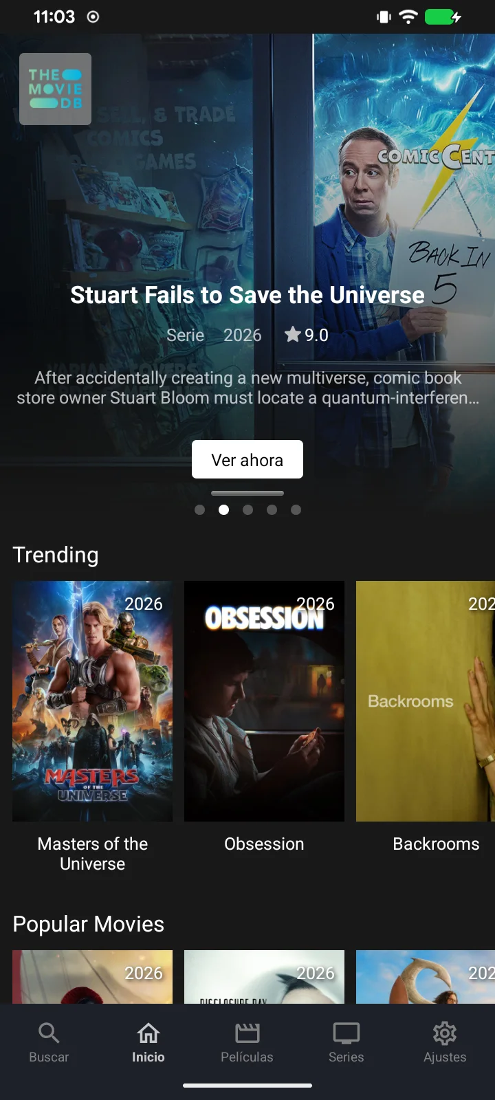 Streamflix interface preview