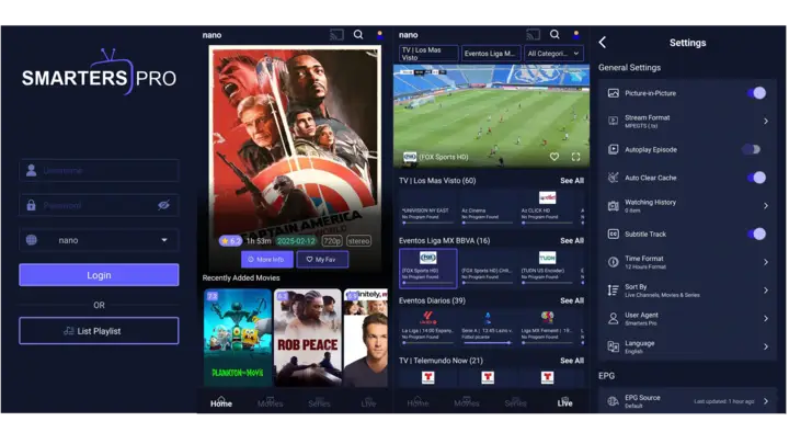 SMARTER MOBILE interface preview