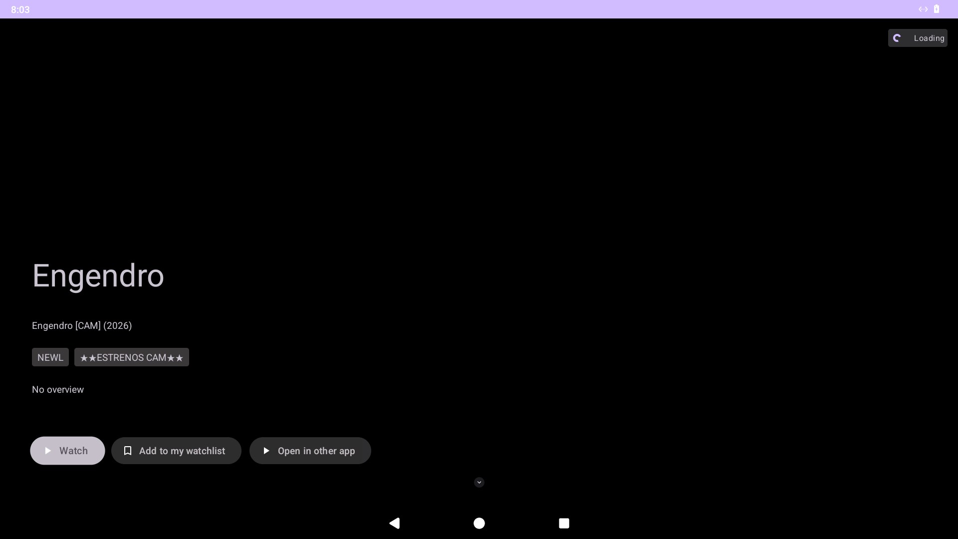 NEXT TV V3 screen 2