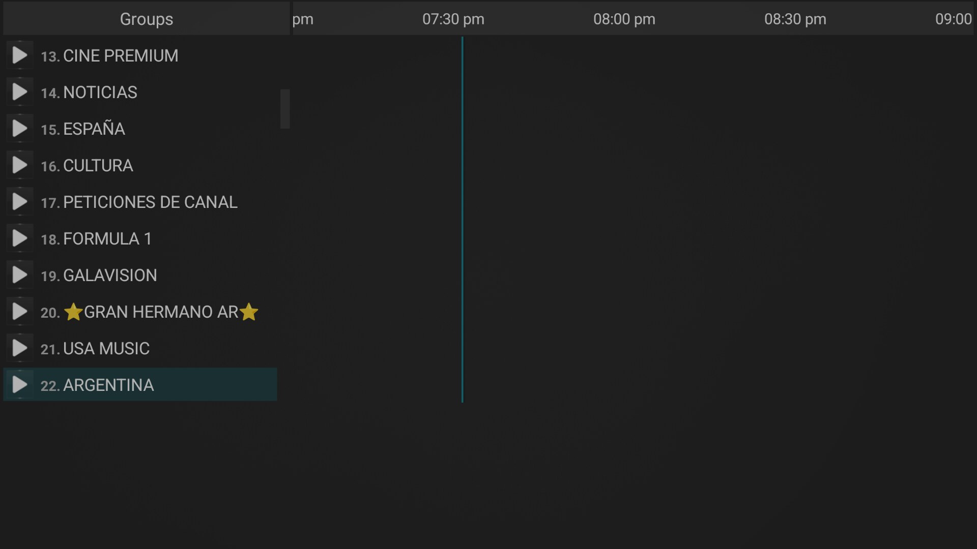 Perfect Guide TV screen 2