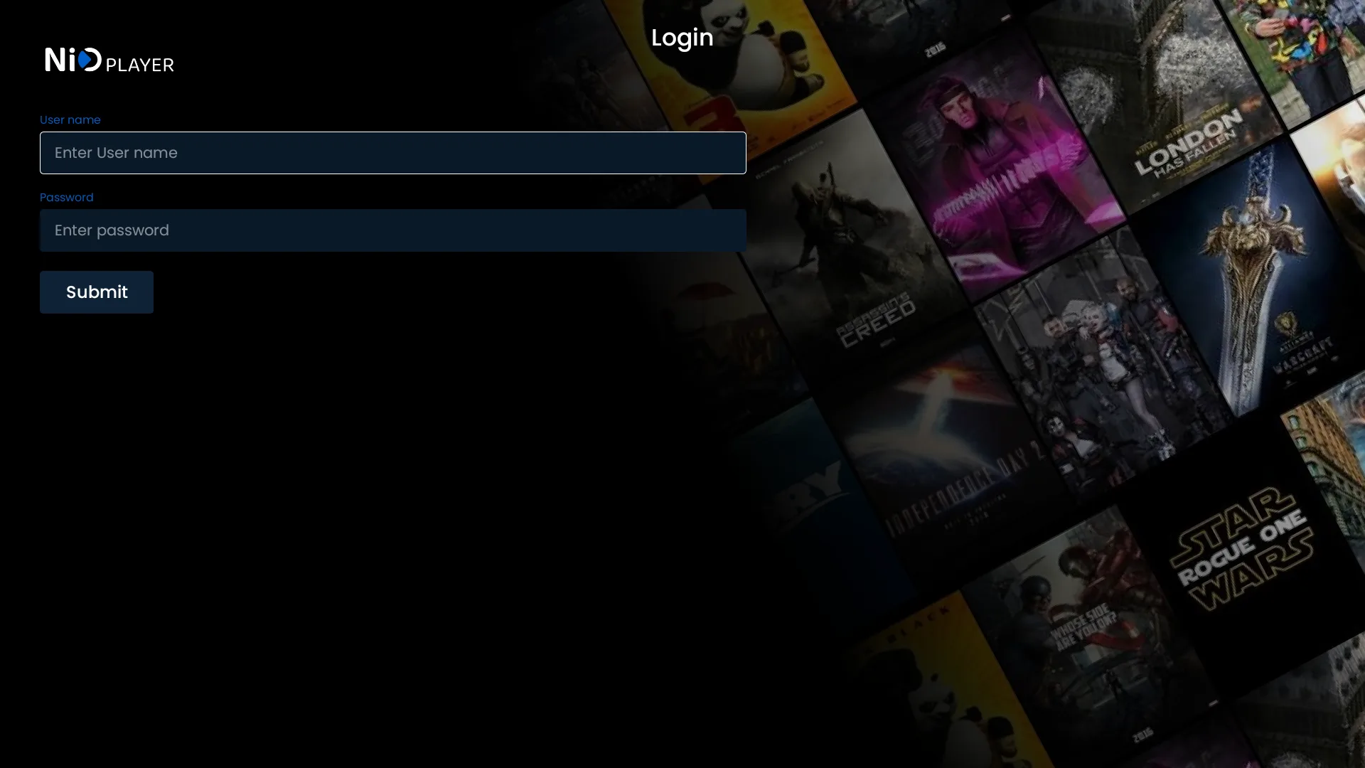 NIO PLAYER screen 2