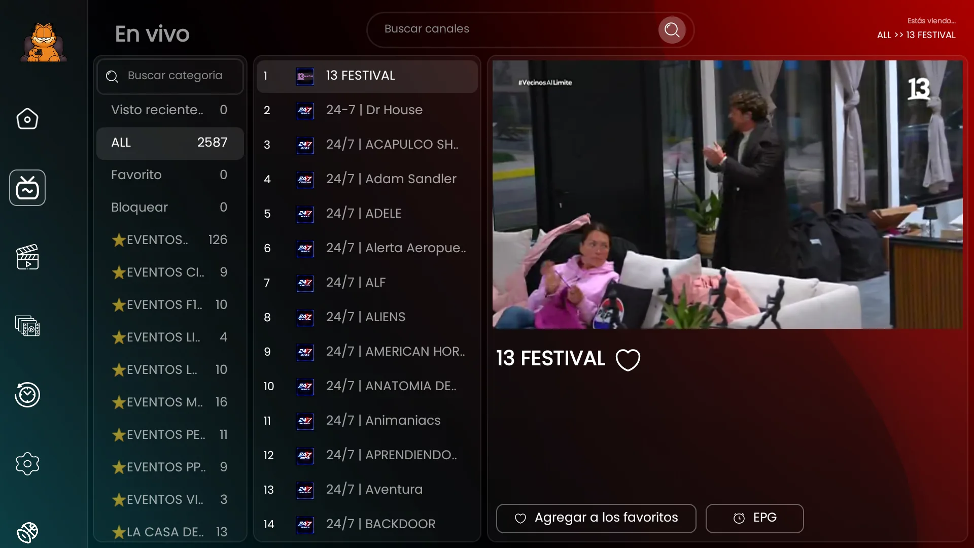 YouTivi Ultra 6 Topics 14 tv en vivo