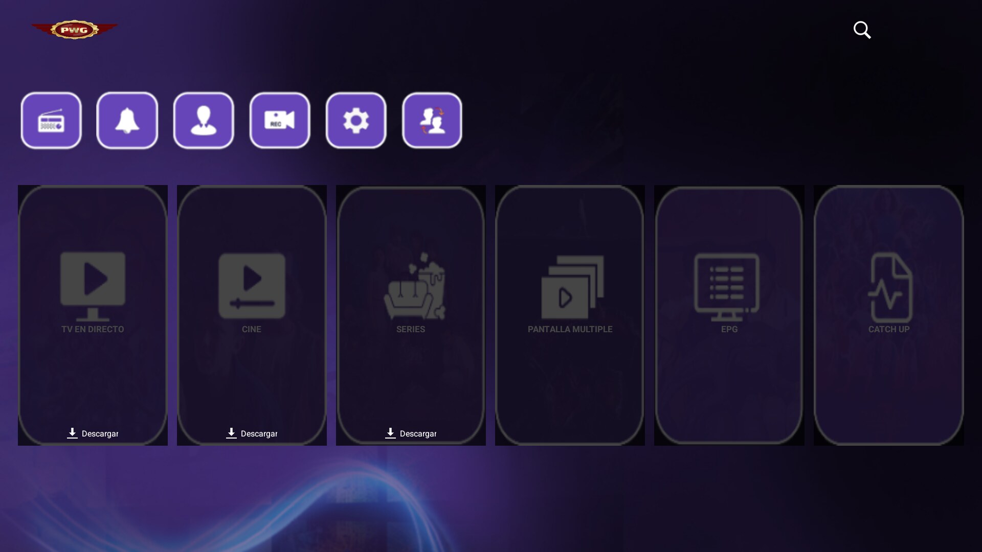 SMARTERS TEMA 4 V3 (mirrortv) interface preview