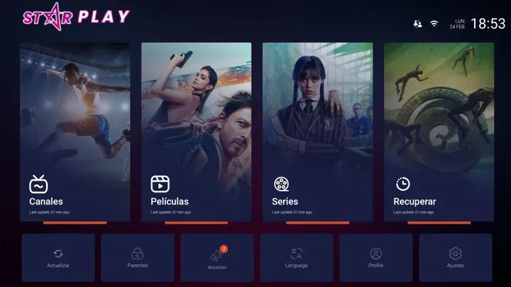 PURPLE EASY interface preview